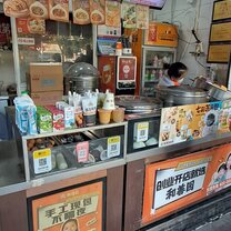 Local food spot selling various buns